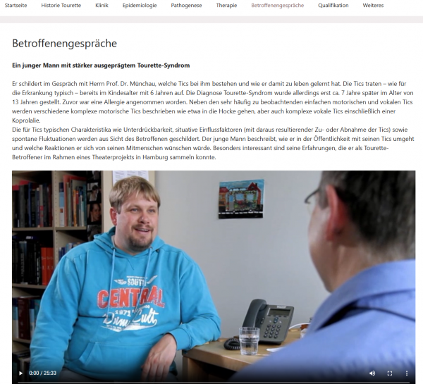 Web Deep Dive Tourette Syndrom